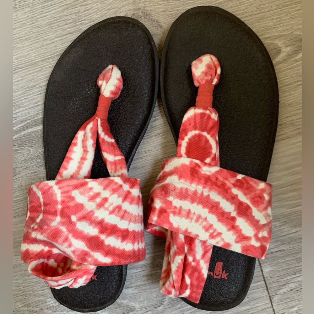 Sanuk Yoga Sling 2 Prints Tomato Tie Dye Women’s Sandal